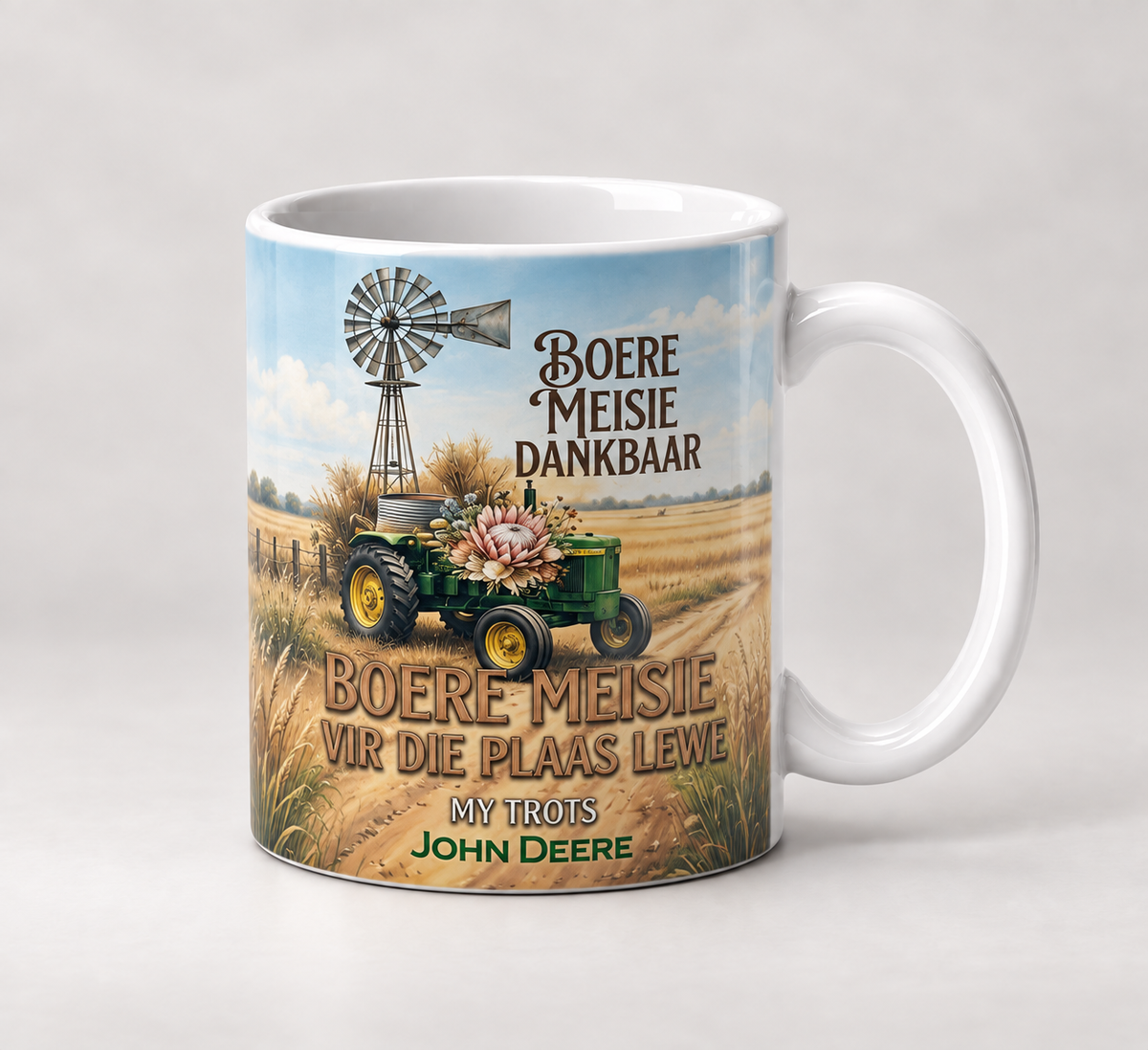 Boeremeisie Dankbaar Mug