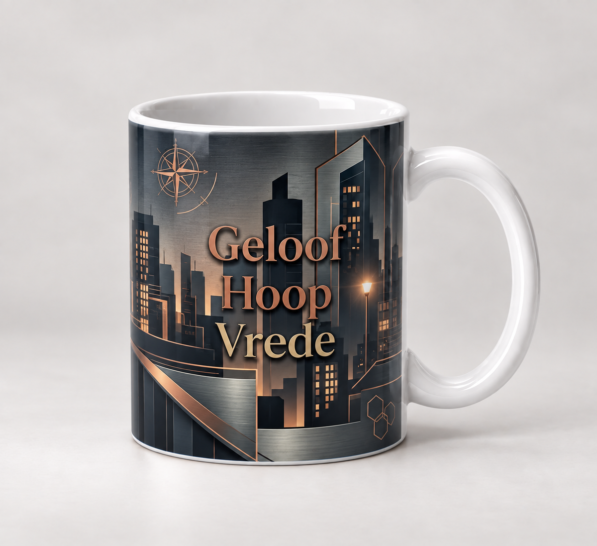 Geloof, Hoop & Vrede Mug