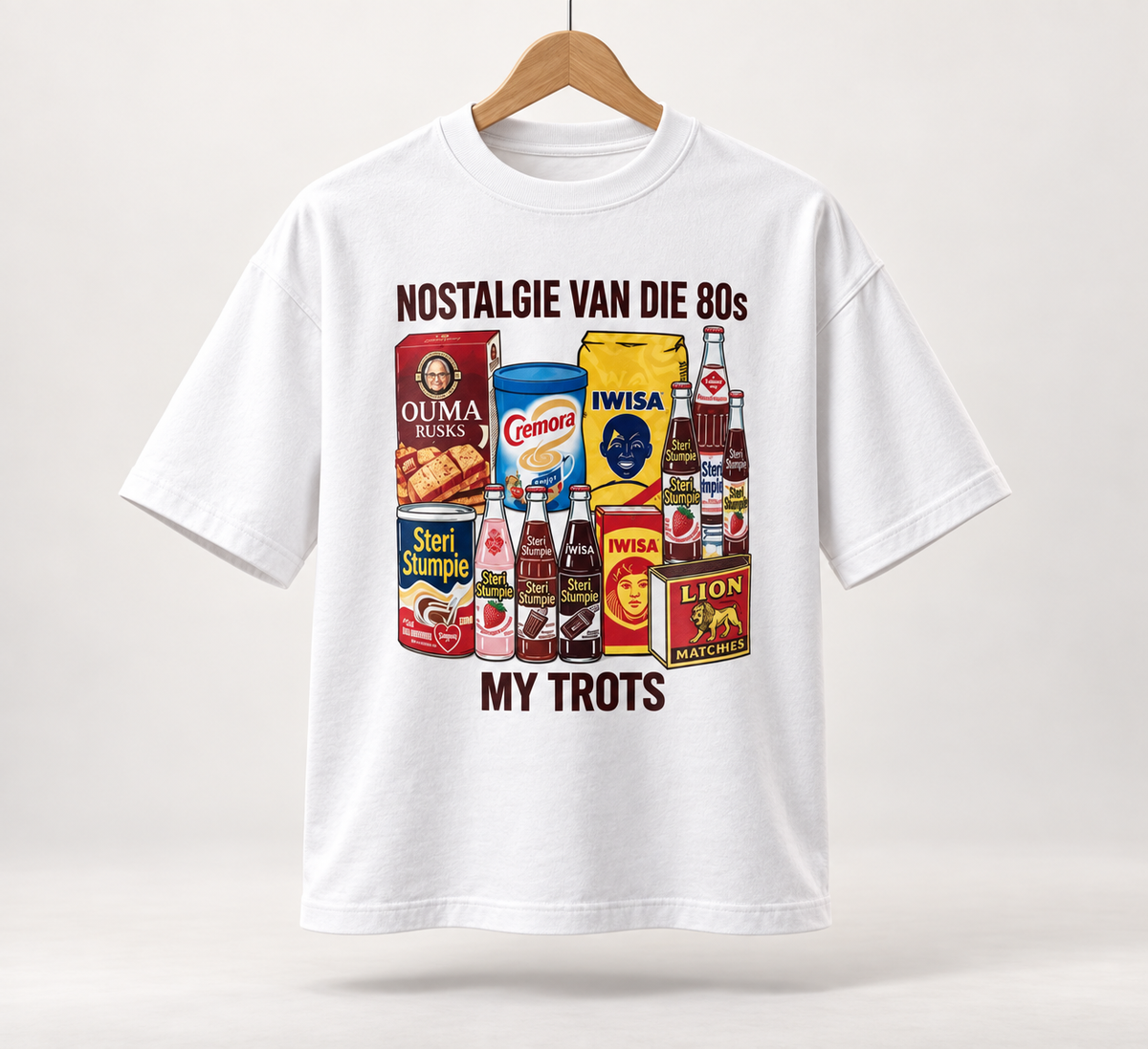 80s Spens Nostalgie Boxy T-Shirt